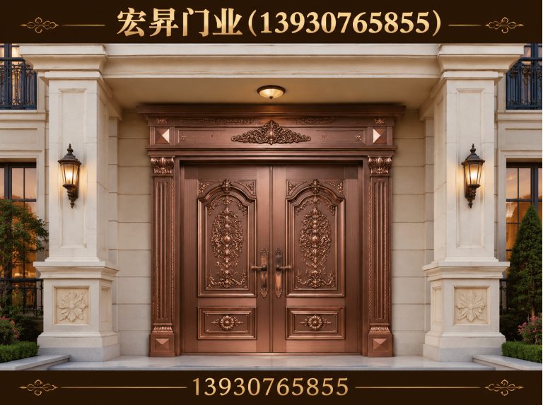 新华区铸铝门展示图